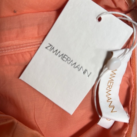 ZIMMERMAN Floral-Appliqué Linen Dress - Picture 5 of 7